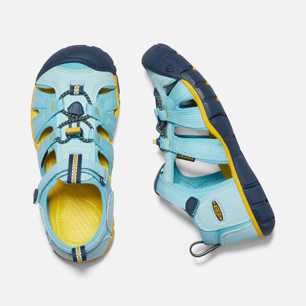 Keen Sandaal Kinderen Blauw/Geel - Seacamp Ii Cnx - 12649-JCBN